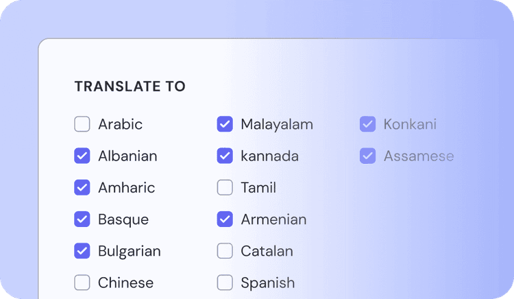 Sondaggi Multilingue